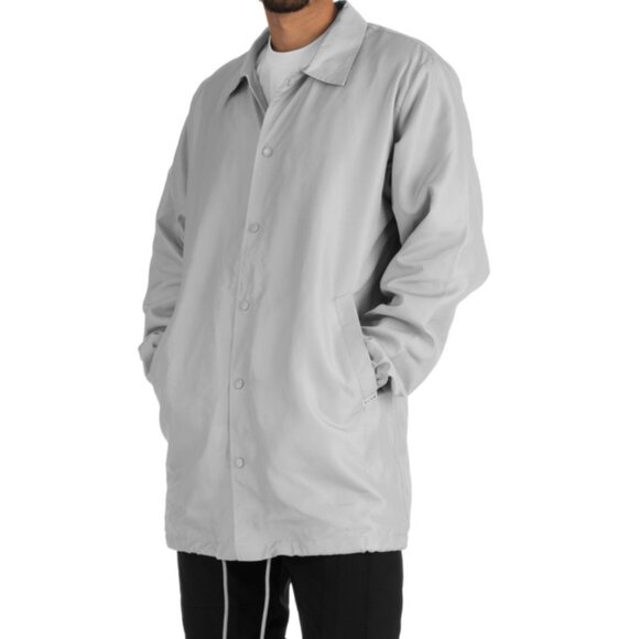 [Size Medium] Pro Club Extended Tall Men's Coach Jacket Windbreaker Sports - Picture 6 of 8